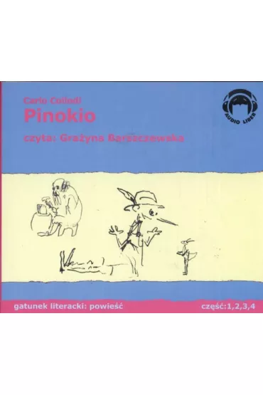 Audiobook Pinokio 4 Audio CD - Carlo Collodi