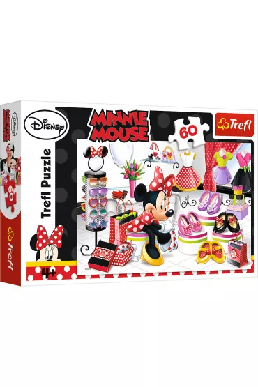 Puzzle 60 el. Zakupowe szle�stwa Minnie Trefl