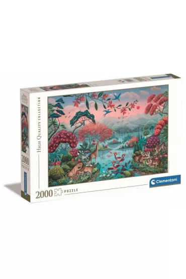 Puzzle 2000 el. High Quality Collection. The Peaceful Jungle Clementoni