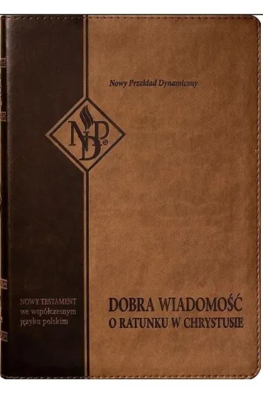 Nowy Testament NPD z paginatorami ciemnobr�zowy