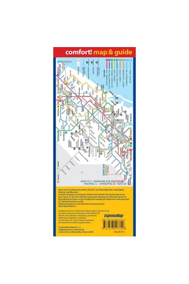 Barcelona map&guide PL laminat 2024 - Larysa Rogala