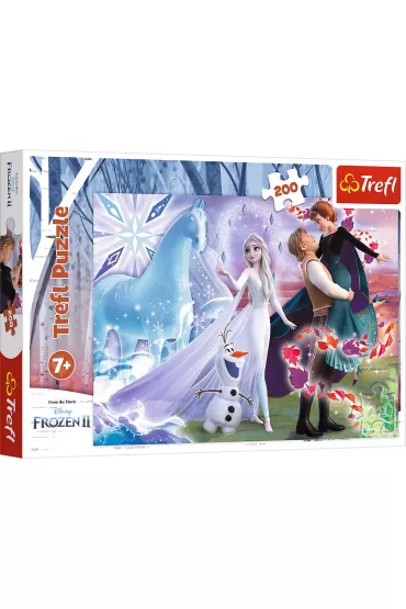 Puzzle 200 el. Magiczny wiat sistr Trefl