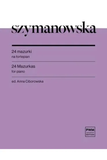 24 mazurki. Nuty na fortepian - Maria  Szymanowska
