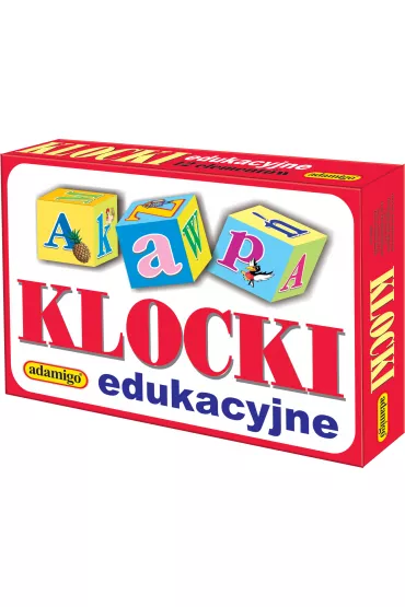 Klocki edukacyjne. Alfabet