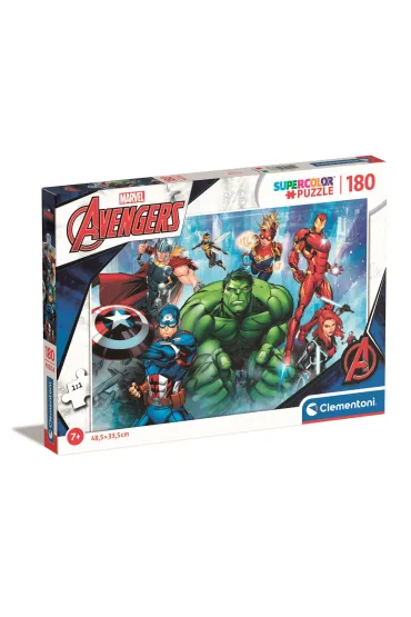 Puzzle 180 el. SuperColor. The Avengers Clementoni