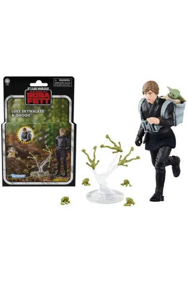 Figurka Star Wars vintage Luke Skywalker i Grogu