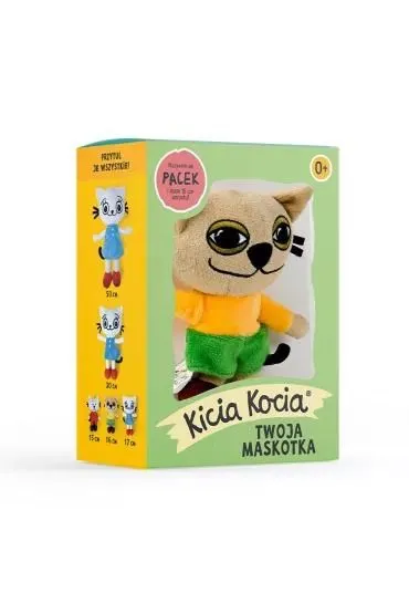 Maskotka Pacek Kicia Kocia 16 cm Media Rodzina