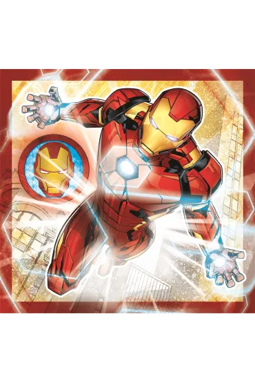Puzzle 3x48 el. SuperColor. The Avengers Clementoni