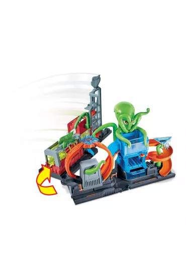Hot Wheels City Color Reveal Megamyjnia Atak o�miornicy Zestaw HBY96 Mattel