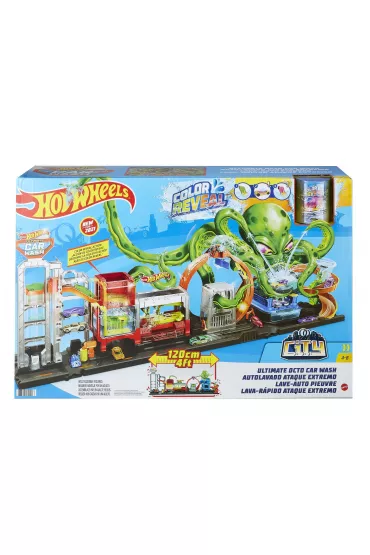 Hot Wheels City Color Reveal Megamyjnia Atak o�miornicy Zestaw HBY96 Mattel