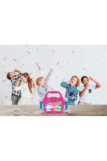 G�o�nik Bluetooth Disney Princess z dwoma mikrofonami, efektami �wietlnymi oraz akumulatorem w zestawie MP320DPZ