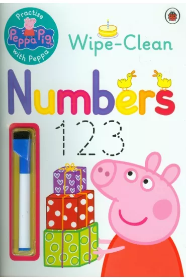 Wipe-Clean First Numbers. Peppa Pig wer. angielska