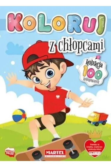 Z ch�opcami. Koloruj