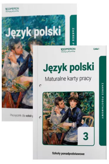 J�zyk polski 3. Podr�cznik i maturalne karty pracy dla klasy 3 liceum i technikum. Zakres podstawowy. Szko�y ponadpodstawowe - Magdalena Steblecka-Jankowska, Renata Janicka-Szyszko, Urszula Jagie��o