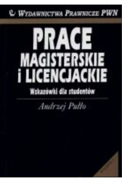 Prace magisterskie i licencjackie - Pu��o Andrzej - Andrzej Pu��o