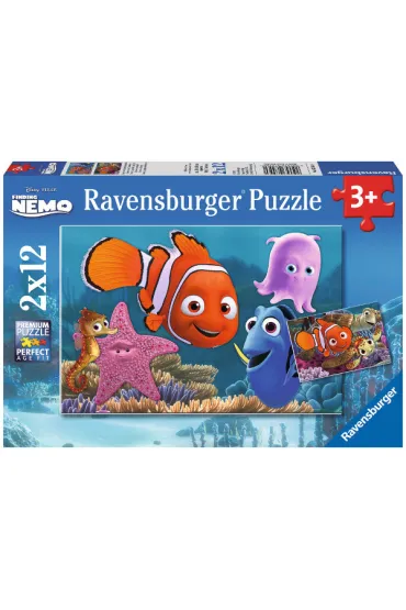 Puzzle 2x12 Nemo`s Journey Ravensburger