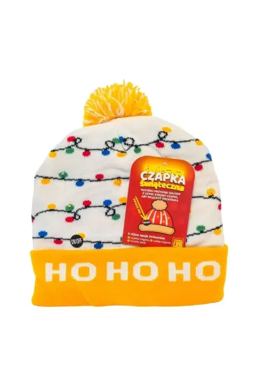 Czapka LED Ho ho ho