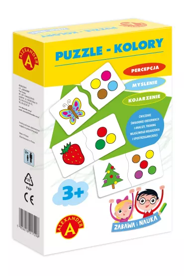 Puzzle Zabawa i nauka. Kolory Alexander