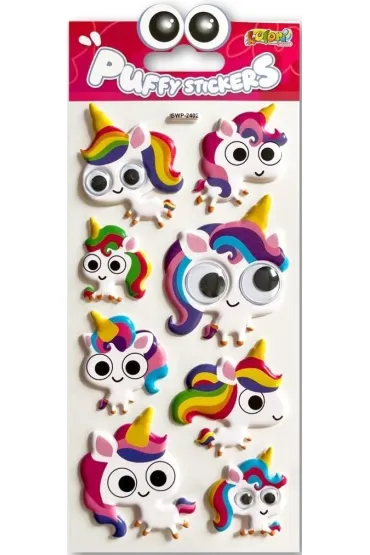Penmate Naklejki puffy Unicorns Eyes