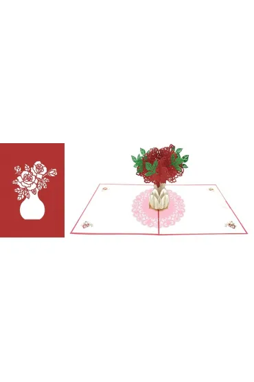 DaVinci Karnet + koperta POP-UP R�e 12x18cm