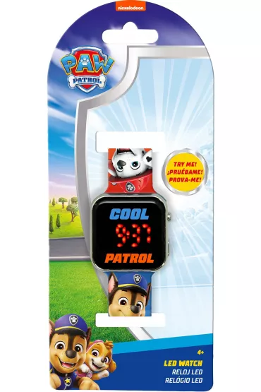 Psi Patrol Zegarek LED z kalendarzem Paw Patrol PW20003