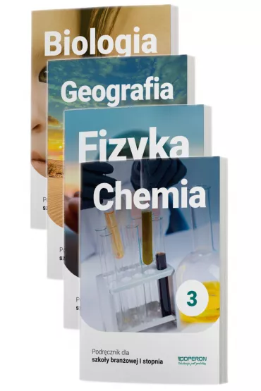 Biologia, Geografia, Fizyka, Chemia 3. Podr�czniki dla klasy 3 szko�y bran�owej I stopnia - Beata Jakubik, Grzegorz Korna�, Maria Barbara Szczepaniak, Renata Szyma�ska, S�awomir Kurek