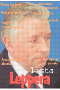 Lista Leppera - Lepper Andrzej - Andrzej Lepper
