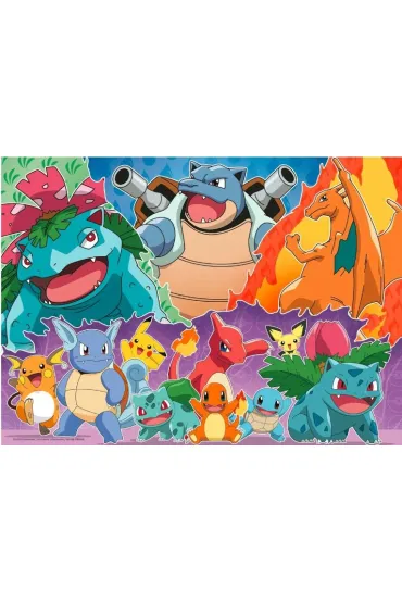 Puzzle dla dzieci 4x100 el. Pokemon Ravensburger