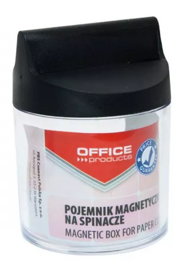 Pbs Pojemnik magnetyczny na spinacze okr�g�y, bez spinaczy, transparentny