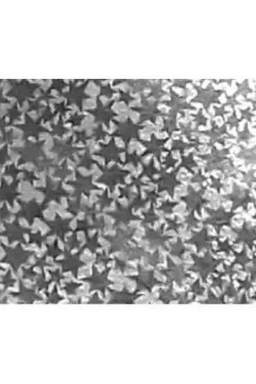 Galeria Hobby Karton holograficzny gwiazdy 25x35 cm, 5 arkuszy