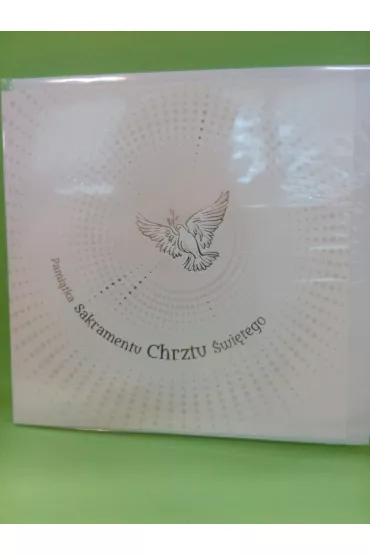 Art Nuvo Karnet Pami�tka Chrztu �wi�tego BB0140