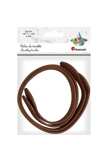 Titanum Uszy do torebki br�zowe 2 szt.