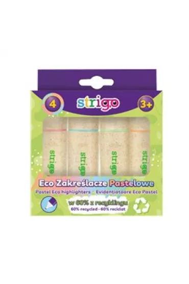 Strigo Zakre�lacz w ekologicznej obudowie Hi-Text Pastel SSC342 4 szt.