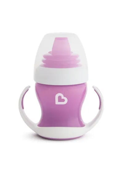 Kubek z mi�kkim ustnikiem i uchwytami Munchkin 118ml fioletowy
