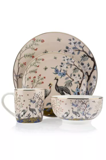 Siaki Collection Talerz obiadowy Ashley du�y 26 cm wz�r 2