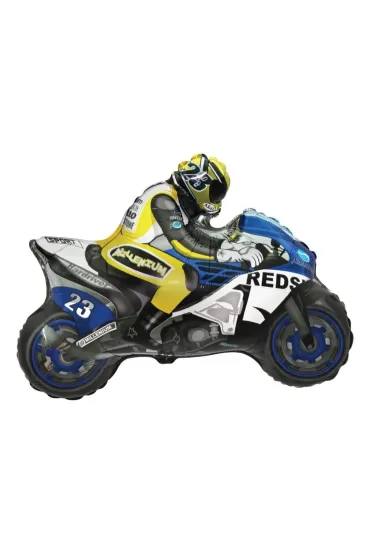 Balon foliowy Motor niebiesko-��ty 60cm