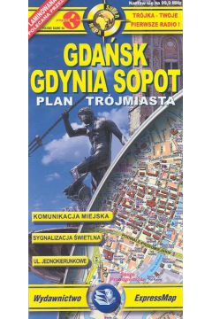 Gda�sk, Gdynia, Sopot - plan Tr�jmiasta