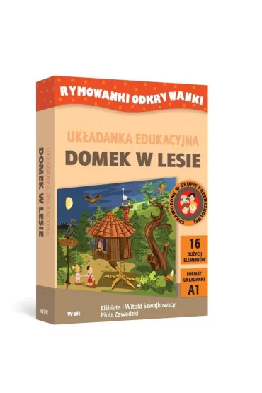 Puzzle Uk�adanka edukacyjna 16 el. Domek w lesie WIR - El�bieta i Witold Szwajkowscy