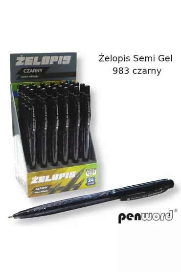 Polsirhurt �elopis Semi Gel czarny 24 szt.