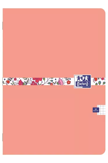 Zeszyt Oxford Floral A5 mix kratka 60 kartek