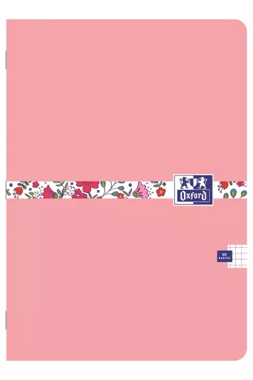 Zeszyt Oxford Floral A5 mix kratka 60 kartek