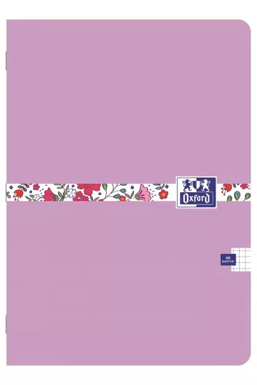 Zeszyt Oxford Floral A5 mix kratka 60 kartek