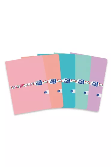 Zeszyt Oxford Floral A5 mix kratka 60 kartek