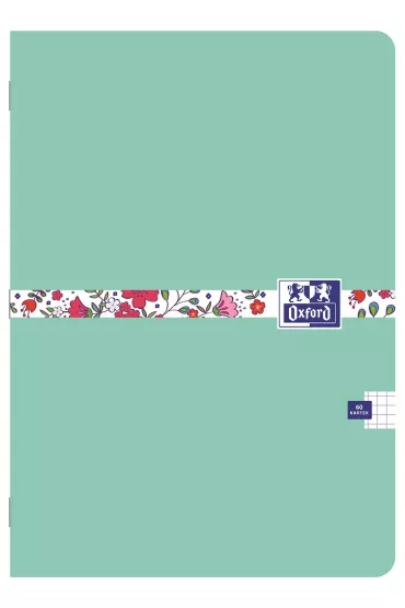 Zeszyt Oxford Floral A5 mix kratka 60 kartek