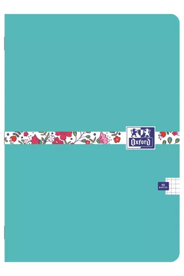 Zeszyt Oxford Floral A5 mix kratka 60 kartek