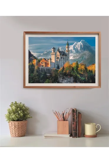 Puzzle 500 el. HQ Neuschwanstein Castle Clementoni