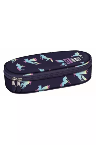 St. Majewski Saszetka usztywniona z wewn�trzn� klapk� PC1 HOLO UNICORNS