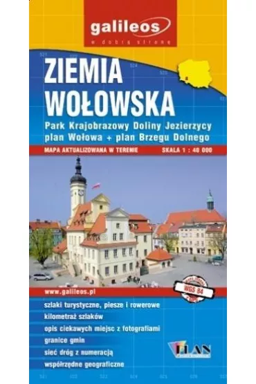 Mapa turystyczna - Ziemia Wo�owska 1:40 000