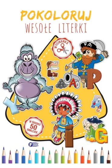 Pokoloruj weso�e literki