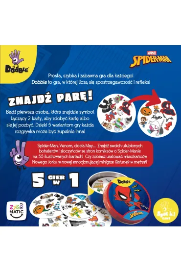 Gra Dobble Spider-Man REBEL DOBSPI07PL